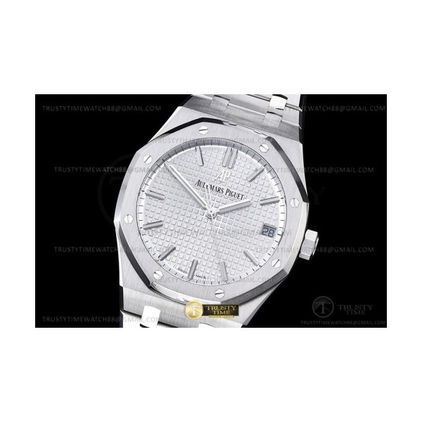 ZF공장 오데마피게 로얄오크 15500 화이트다이얼 브레이슬릿 Royal Oak 41mm 15500 SS/SS White ZF V3 A4302