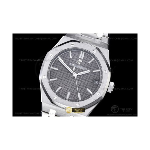 ZF공장 오데마피게 로얄오크 15500 그레이다이얼 브레이슬릿 Royal Oak 41mm 15500 SS/SS Grey ZF V3 A4302