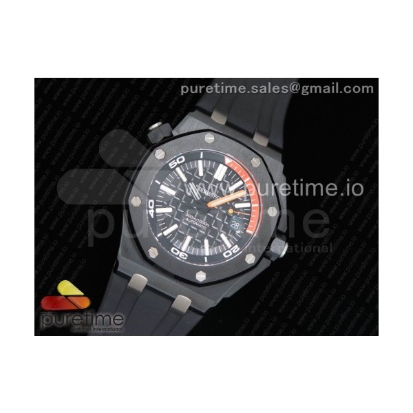 JF공장 V5S 오데마피게 로얄오크오프쇼어 세라믹 다이버 15707 러버스트랩 15707 Royal Oak Offshore Diver Real Ceramic Rubber Strap A3120