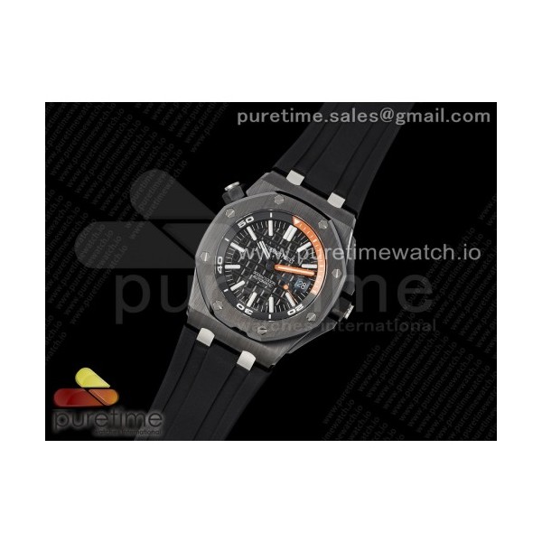 APS공장 오데마피게 로얄오크오프쇼어 다이버 15707 블랙세라믹베젤 러버스트랩 Royal Oak Offshore Diver 15707 Black Ceramic APSF 1:1 Best Edition SA3120 Super Clone