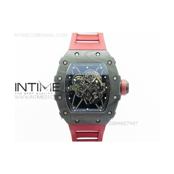 KV공장 리차드밀 RM35-01라파 포지드카본 Richard Mille RM35-01RAFA Forged Carbone 레드